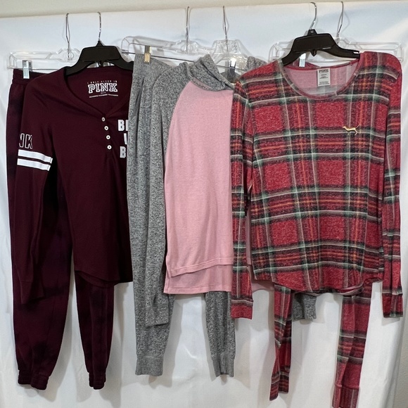 PINK Victoria's Secret Other - PINK Victorias Secret Bundle of Jammies (3 Set) - S